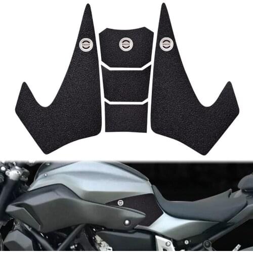 For YAMAHA MT07 2014-2021 Motorcycle Tank Knee Grip Protector Side Pad Fuel Tank Anti Slip Decor Sticker Motorcycle Accessories