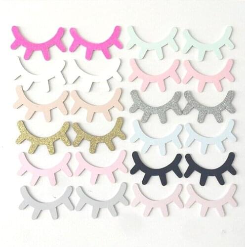 2PCS Wooden 3D Cute Sleepy Eyes Eyelash Pattern Wall Sticker DIY Kids Room Living Room Decoration Baby Nursery Wall Art