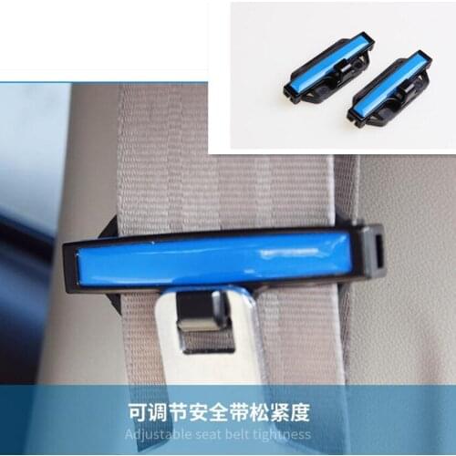 Car Safety Belt Clips Seat Belt Buckle Fixing Clip For Chevrolet Orlando Cruze Equinox HHR Impala Malibu Spark Aveo