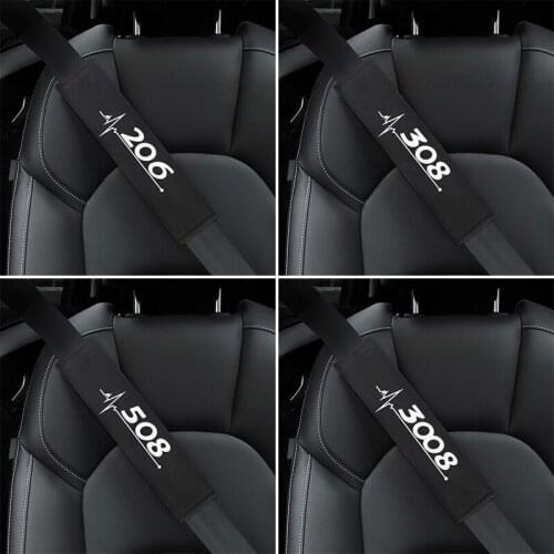 Car styling for Peugeot 206 207 208 306 307 308 407 408 508 2008 3008 car accessories Car Cotton flannel carbon fiber prote 2pcs