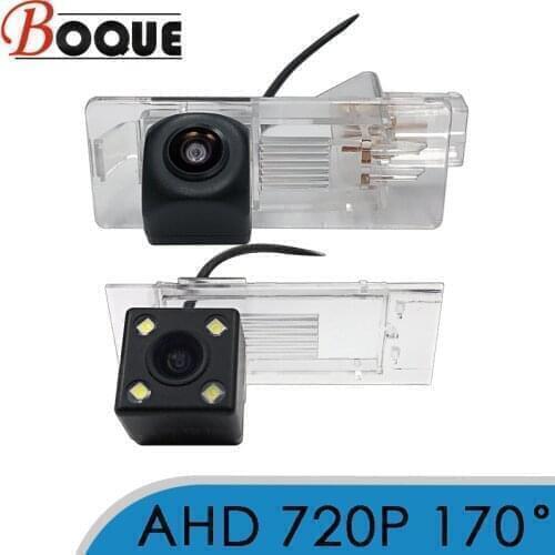 BOQUE 170 Degree 720P HD AHD Car Vehicle Rear View Reverse Camera for Renault Twingo 2 3 Euro Clio 4 III IV Kangoo II Express