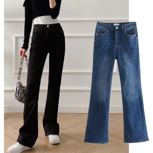 Daveanddi Women's Flared Jeans