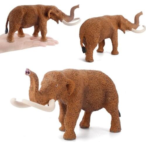 Ancient Animal Simulation Mammoth Model Figure Kids Educational Cognition Toy Gift Ornament Tabletop Ornament Home Decor