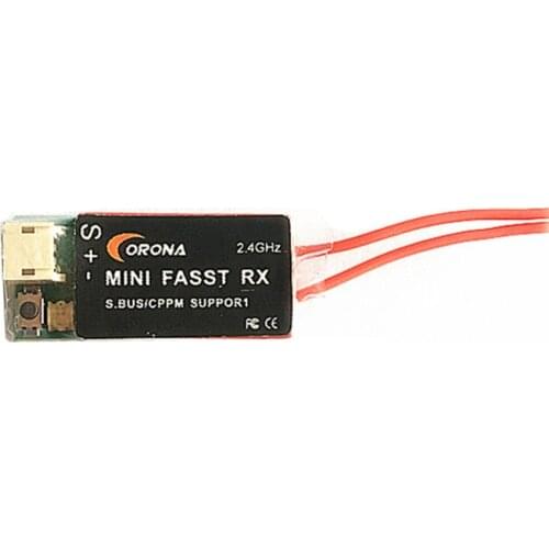 FASST S-FHSS S.BUS / CPPM 2.4Ghz Mini Receiver Rc Airplane Micro Receiver Compatible With Futaba 16SZ 14FG 18SZ For Racing Drone
