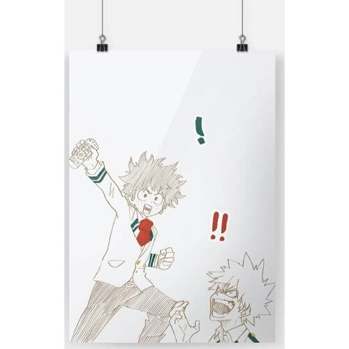 Izuku Bakugo BNHA deku anime canvas painting decor wall art pictures bedroom study home living room decoration prints poster