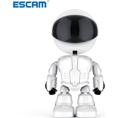ESCAM 1080P Robot IP Camera Home Security Wifi Camera Night Vision Baby Monitor CCTV Camera Robot Intelligent Tracking YCC365APP