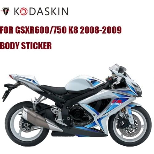 KODASKIN Motorcycle For SUZUKI GSXR600 GSXR750 K8 2008-2009 2D Fairing Emblem Sticker Decal