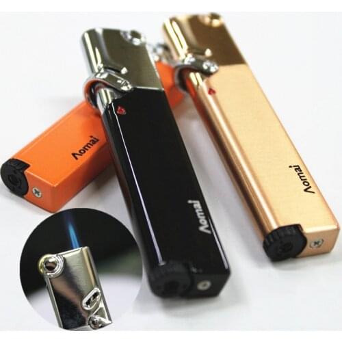 Compact Jet Butane Lighter Torch Turbo Jet Lighter Gas Cigarette 1300 C Fire Windproof Stripe Pipe Cigar Lighter