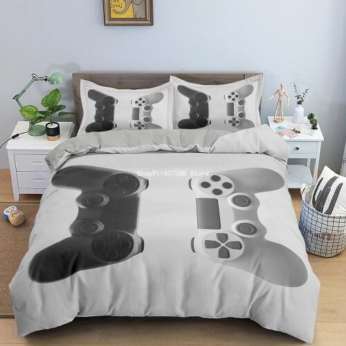 Fashion 3D Gamepad Bedding Set Cartoon Duvet Cover With Pillowcase Quilt Cover Bed Set Queen Size Comfortable Home Textile