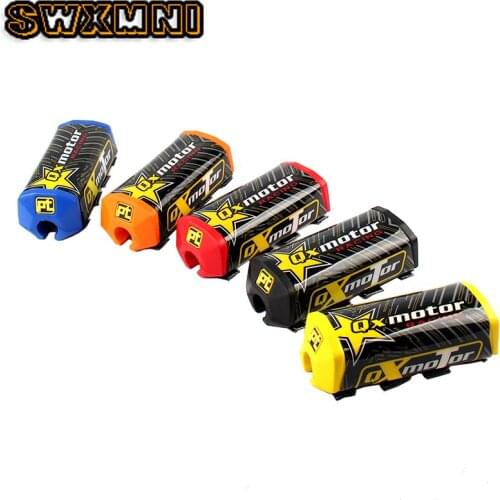 2.0 Square Handlebar Bar Pad Fat Bar Pad Chest Protector Cross Bar fit 1-1/8 handle bar motorcycle Dirt bike pit bike