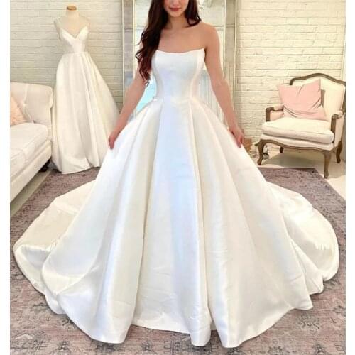 Lover Kiss Sleeveless Wedding Dresses