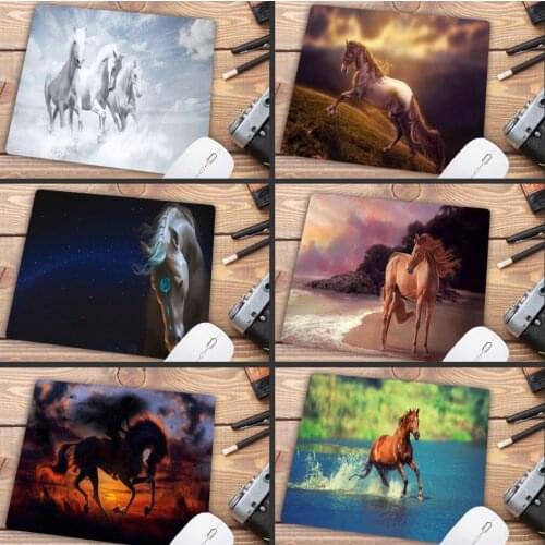 Mairuige Big Promotion Horse Rubber Mouse Durable Desktop Mousepad Gamer Gaming Pattern Soft Accessories Mousepad Anime 22X18CM