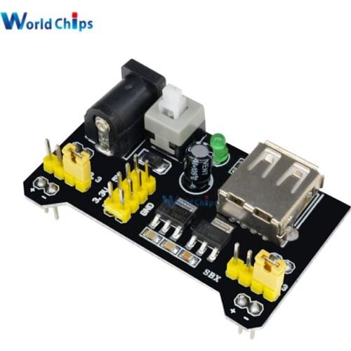5PCS MB102 Breadboard Power Supply Module 3.3V 5V For Arduino Solderless Bread Board Voltage Regulator DIY