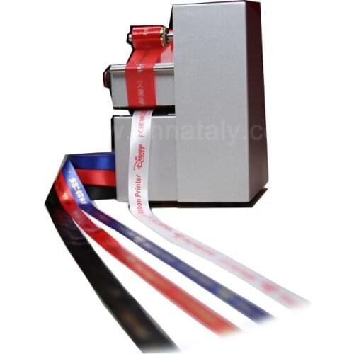 Christmas small gift personalized digital satin ribbon printer