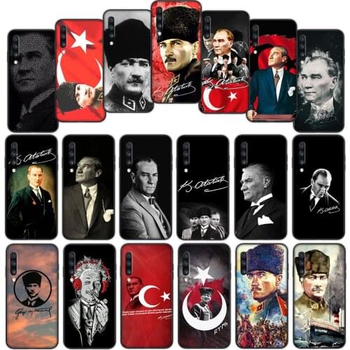 Turkey Mustafa Kemal Ataturk Soft Cover Case for Samsung Galaxy A10 A10S A20 A30 A20S A20E A30S A40 A40S A50 A50S A70 A70S