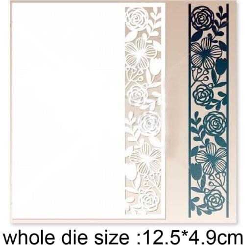 Rectangular hollow lace 2021 new metal cutting scrapbook embossed paper card photo album craft paper-cut cake decoration mold