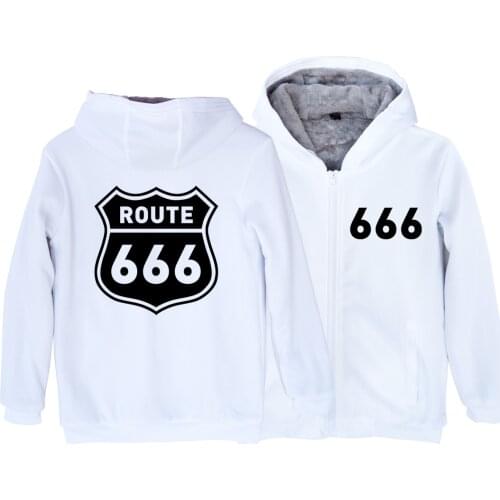 Woman Girl Parkas Full Zip Coat Shield ROUTE 666 Plus Velvet Autumn Winter Couple Clothes ZIIART