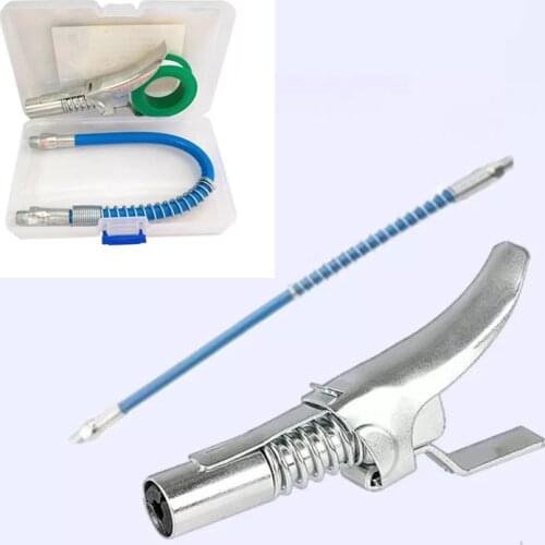Grease Gun Adapter Hose Kit Gun Lock Grease Coupler Quick Release Lock On Coupling End NPT SAE Metric Zerk Fitting