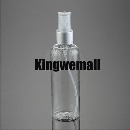 300pcs/lot 100ml PET Plastic empty beautiful perfume water SPRAY bottle CLEAR color