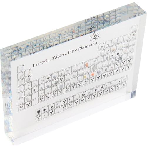 Back To School Kids Gift Acrylic Periodic Table Display Elements Student School Day Gift Chemical Element Display 2 Sizes 3