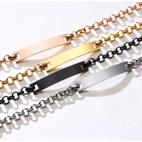 Adjustable Customize Name Emergency Contact Bracelets for Kids Baby Handmade Braided Link Chain Girls Boy Bangle