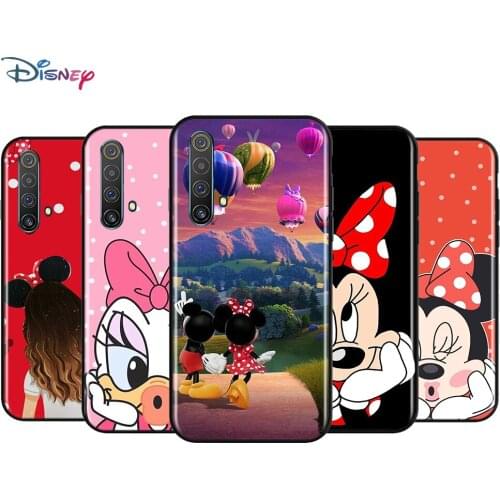 Silicone Black Cover Cartoon Couple Fashion For Realme 2 3 3i 5 5S 5i 6 6i 6S 7 Global X7 Pro 5G Phone Case Shell