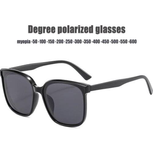 Trend Finished Sunglasses Myopia Glasses Men Women Myopia Sun Glasses Prescription 0 -1.0 -1.5 -2.0 -2.5 -3.0 -3.5 -4.0 -6.0