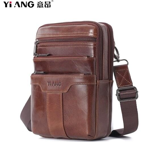 Men messenger bags luxury genuine leather men vertical bag designer high quality shoulder bag casual zipper office bags for men