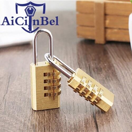 Password Locks Copper Cipher Lock Bags Secret Code Gym Dedicated Travel Outdoor Tent Cabinet Drawer Metal Padlock High Quality