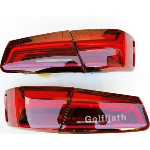 Replacement Car LED Tail Light Taillight For Audi A6 C7PA2016-2018 Rear Fog Lamp + Brake Lamp + Reverse Light + Turn Signal