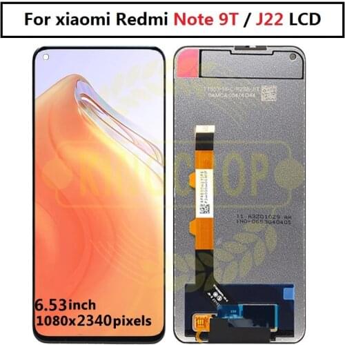 For xiaomi redmi note 9T note9T lcd display touch screen digitizer assembly for J22 lcd