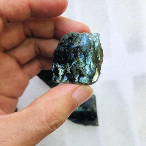 1Pcs Natural Labradorite Raw Stone Material Speciment Bead,Fit Warpping,Wiring,Cutting,3cm-6cm