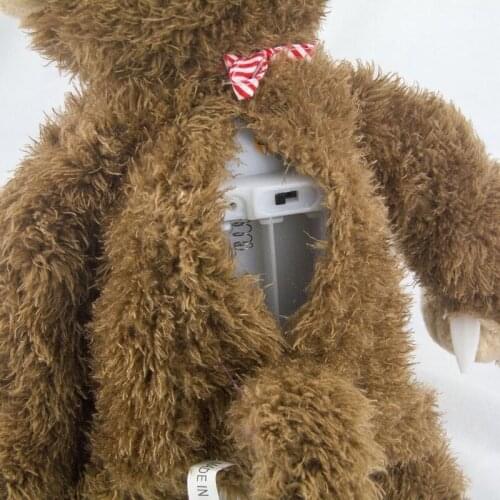 12Inch Electric Dancing Monkey Plush Stuffed Toy Doll with Banana Sensor Baby Gift Educational Toy Soundable Smart Doll