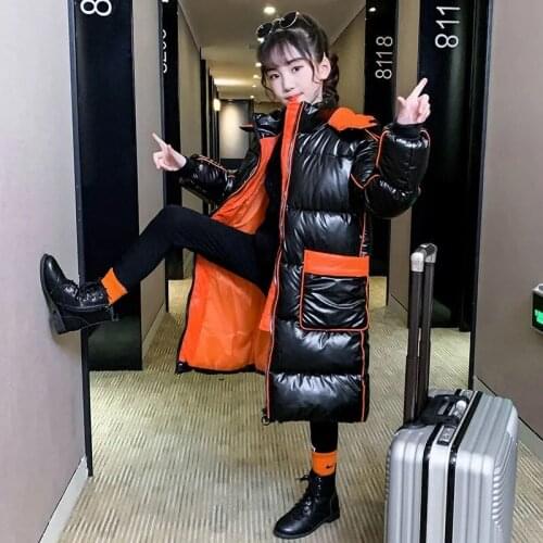 -30 Russian kids NEW Winter Coats 2020 Children Jackets Girls clothing Waterproof Hooded Parka Teenager Clothes Outwear snowsuit