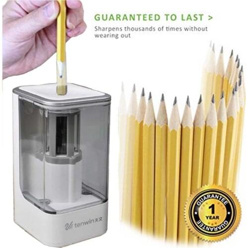 New Automatic Electric Pencil Sharpener Cute Stationary Stationery Pencil Sharpener for Kids School Supplies for Girls Gift