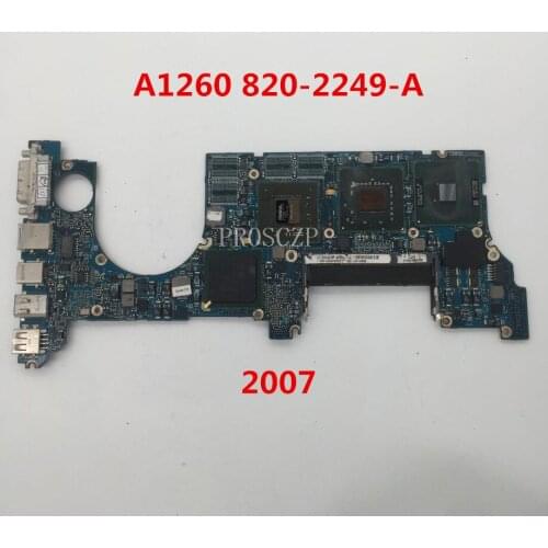 Free shipping For A1260 Laptop motherboard 820-2249-A 2007 100% working well