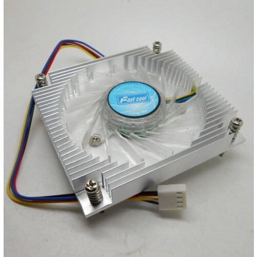 Fast Free Ship Only 17mm thick for 1155 1150 radiator 4 wire speed fan cooling