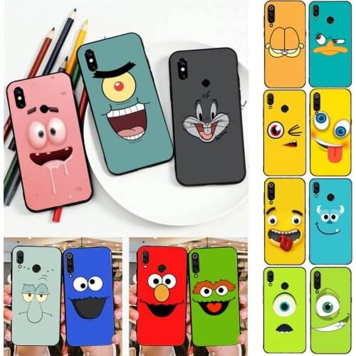 Cartoon Cute Case For Xiaomi Redmi Note 10 9 8 7 10X 8T 6 Pro Mi 11 Note 10 9 9T Pro SE K40 Phone Cases Black Cover Coque
