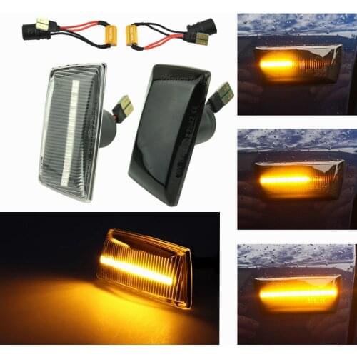 Smoke LED Side Marker Light Flowing Water For Astra Opel for Insignia for Astra H for Zafira B 2005 for Corsa D For Chevrolet