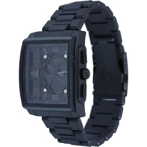 Square Quartz Digital Watch Waterproof Sport Watch Multifunction Alarm Chronograph Not Fit for Hot Water/Steam/Diving