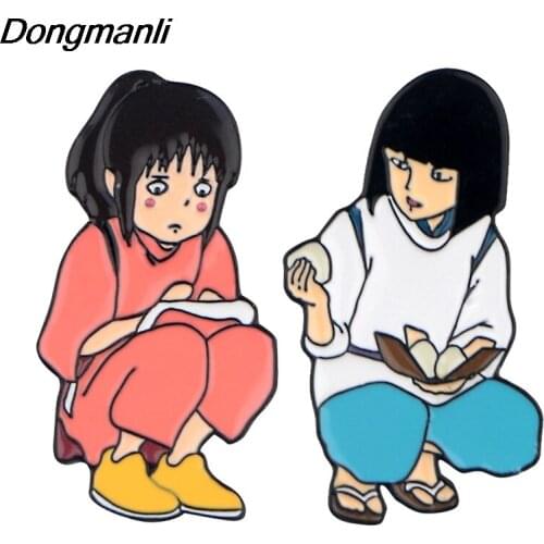 LT552 Japanese Anime Icons Cute Enamel Pin Brooches on clothes Backpack Collar Hat Badge Lapel Pin Jewelry Gifts