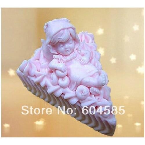 New Baye on Cake mould Craft Art Silicone Soap mold Craft Molds DIY Handmade soap molds