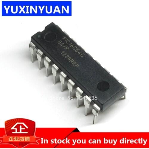 PIC16C54C-04/P PIC16C54C 16C54C DIP18 IC MCU 8BIT 768B OTP 18DIP integrated circuit IC Single chip Best selling 5pcs/lot