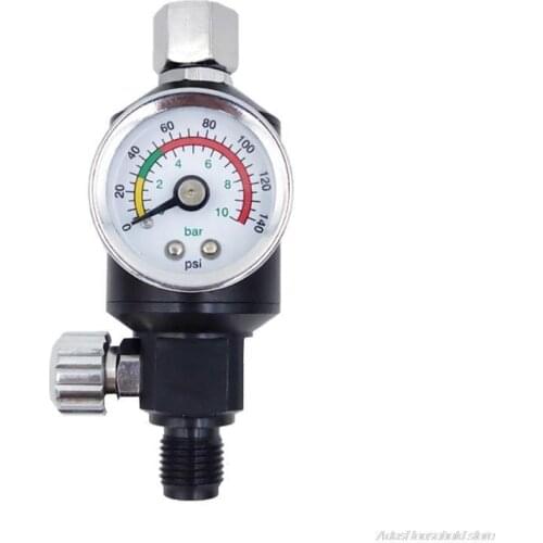 Compressed Air Filter Regulator Comp-ressor Filter Oil Water Separator Regulator Combo with Gauge Comp-ressor Filter 21 Dropship