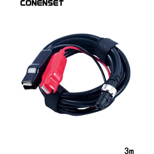 Power Cord for ecooda DRAGON 7000LB EZH 3000 Electric Reels Power Cable 280cm 9.18 Feet