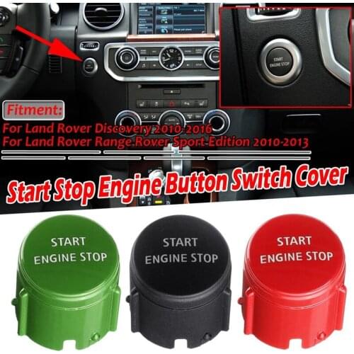 Start Stop Engine Switch Push Button Cover for Land Rover Range Rover Sport Edition 2010-2013 Discovery 4 2010-2016