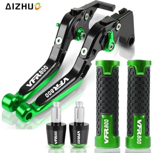 Brake Clutch Levers Extendable Adjustable FOR HONDA VFR800 1998-2001 1995 1998 2000 Motorcycle Folding Handlebar LOGO VFR800
