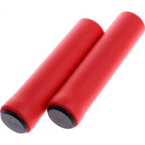 1Pair Soft Bike Handlebar Cover Anti-slip Silicone Strong Support Grip Protective Sleeve MTB Bike Handlebar Cover