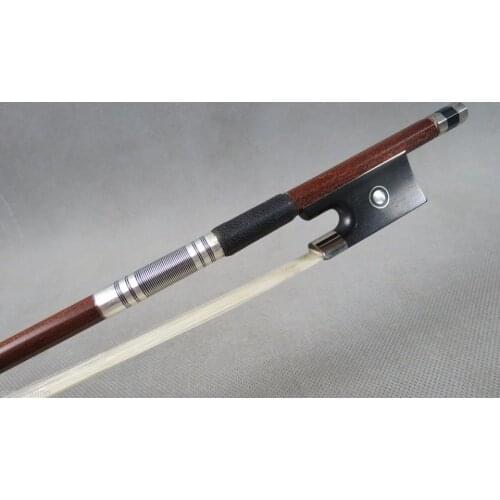 1Pcs Best&Strong Pernambuco Carbon fiber violin bow 4/4,Copper Mounted # 5895