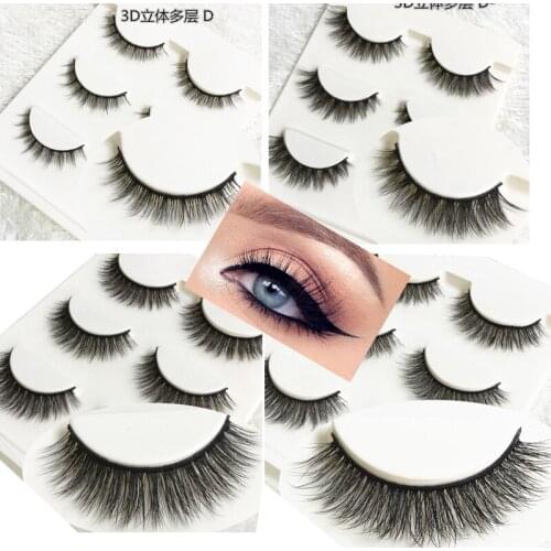 13 Different styles Sexy 100% Handmade 3D mink hair Beauty Thick Long False Mink Eyelashes Fake Eye Lashes Eyelash High Quality